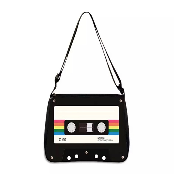 Handbags - Nostalgic Cassette Purse Bag